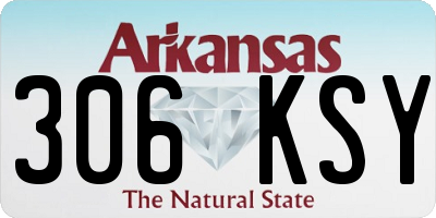 AR license plate 306KSY