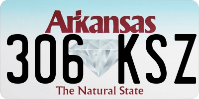 AR license plate 306KSZ