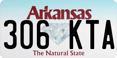 AR license plate 306KTA