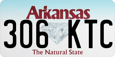 AR license plate 306KTC