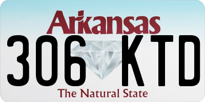 AR license plate 306KTD