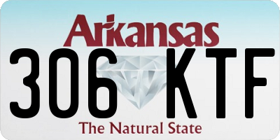 AR license plate 306KTF