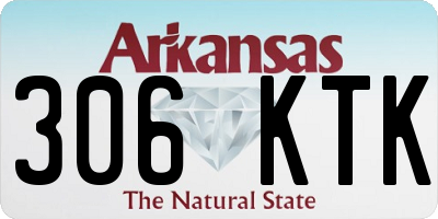 AR license plate 306KTK