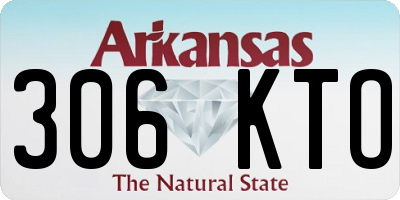 AR license plate 306KTO