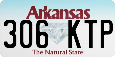 AR license plate 306KTP