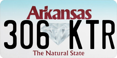 AR license plate 306KTR