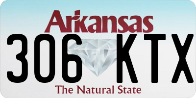 AR license plate 306KTX