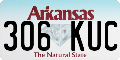 AR license plate 306KUC