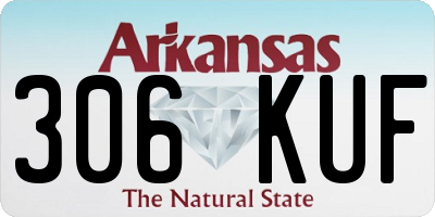 AR license plate 306KUF