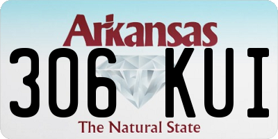 AR license plate 306KUI