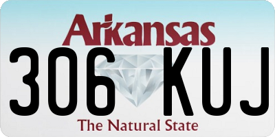 AR license plate 306KUJ