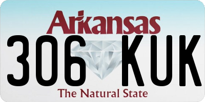 AR license plate 306KUK
