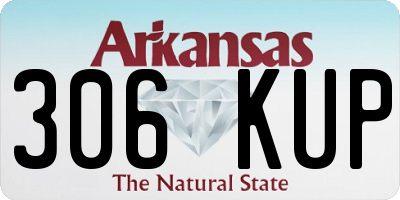 AR license plate 306KUP