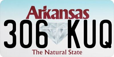 AR license plate 306KUQ
