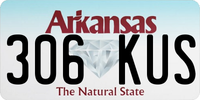 AR license plate 306KUS
