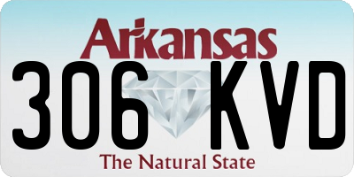 AR license plate 306KVD