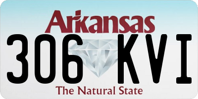 AR license plate 306KVI