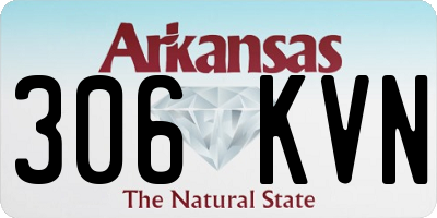 AR license plate 306KVN
