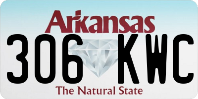 AR license plate 306KWC