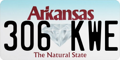 AR license plate 306KWE