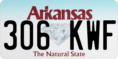 AR license plate 306KWF