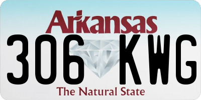 AR license plate 306KWG