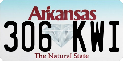 AR license plate 306KWI