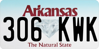 AR license plate 306KWK
