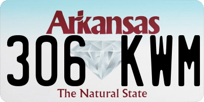 AR license plate 306KWM
