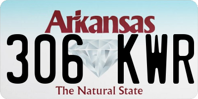 AR license plate 306KWR
