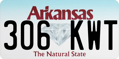AR license plate 306KWT
