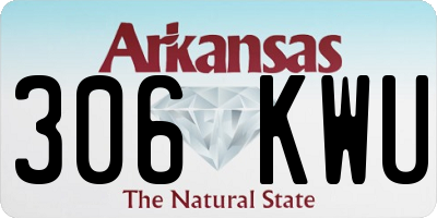 AR license plate 306KWU