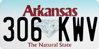 AR license plate 306KWV