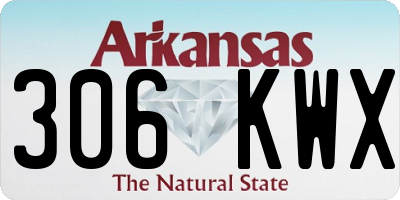 AR license plate 306KWX