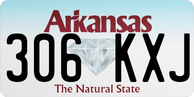 AR license plate 306KXJ