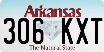 AR license plate 306KXT