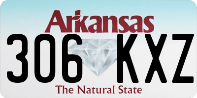 AR license plate 306KXZ
