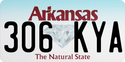 AR license plate 306KYA