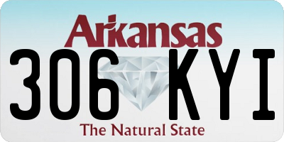 AR license plate 306KYI