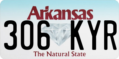 AR license plate 306KYR