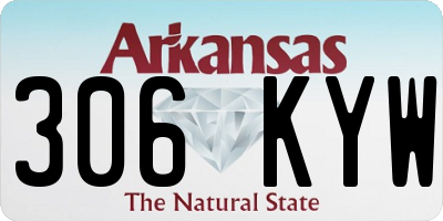 AR license plate 306KYW
