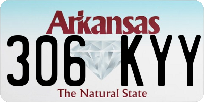 AR license plate 306KYY