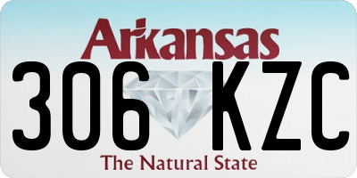 AR license plate 306KZC