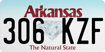 AR license plate 306KZF