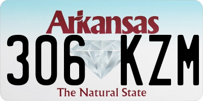 AR license plate 306KZM
