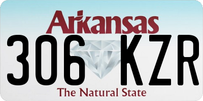 AR license plate 306KZR