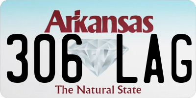 AR license plate 306LAG