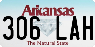 AR license plate 306LAH
