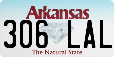 AR license plate 306LAL
