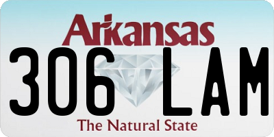 AR license plate 306LAM